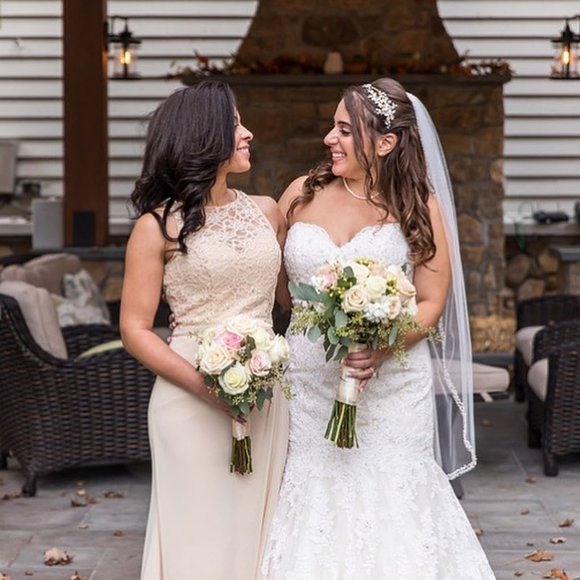 MORILEE by Madeline Gardner Dresses & Skirts - Cream Bridesmaid Dress